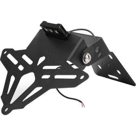 Support de plaque d'immatriculation moto sans garde-boue avec feu intégré, compatible avec HONDA CBR150R 2019‑2020 (1/5)