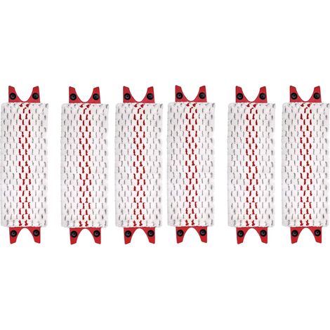 Lot de 6 têtes de Balai Plates en Microfibre compatibles avec Vileda Ultramax (1/4)
