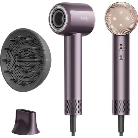 DREAME Glory Combo Föhn 110.000 U/min Negativ-Ionen Lila