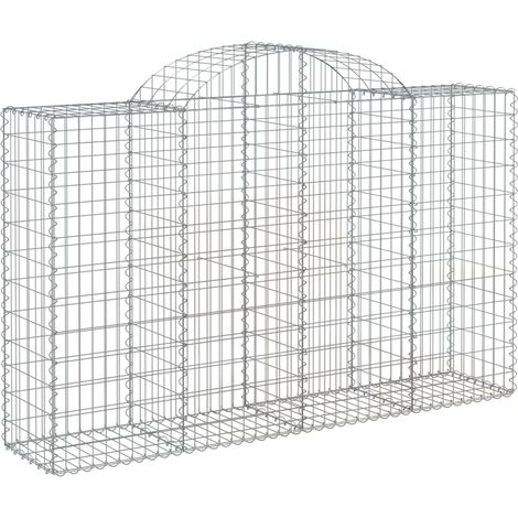 Maison Exclusive - Gabione mit Hochbogen 200x50x120/140 cm Verzin