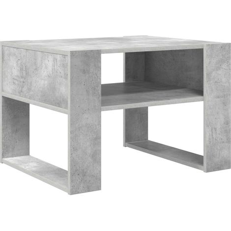 Maison Exclusive - Tavolino da salotto Grigio cemento 66 x 53 x 45 cm