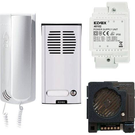 Kit citofono monofamiliare elvox K62K0.01 Sound System 62K0+930G