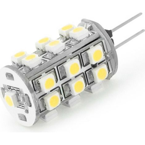 Lampadina led 25 smd attacco G4 a spillo luce fredda mini lampadina 1,5w (1/3)