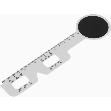 Lot de 10 règles de mesure de l'écart pupillaire, règle optique en plastique, outil de mesure de l'écart pupillaire, accessoire de lunettes (1/5)