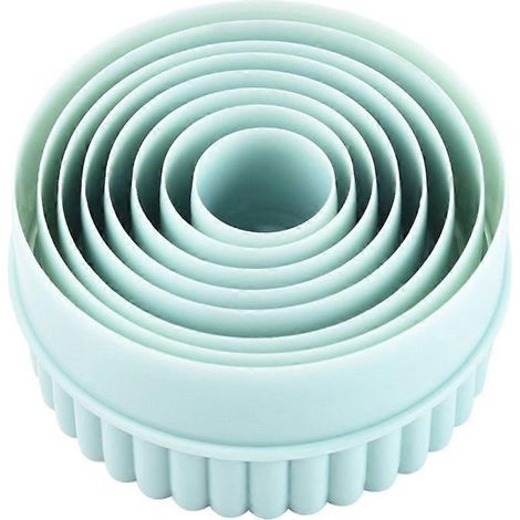 Ensemble de 8 moules à biscuits en plastique, emporte-pièces, outil de façonnage des biscuits (1/4)
