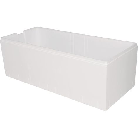 Calmwaters® Wannenträger 180 x 80 cm Original, Passend für Rechteck-Badewanne 180x80 cm, Styroporträger, Schall- und wärmedämmend, Direkt verfliesbar, Badewannenträger in Weiß, 03AX3360 (1/5)
