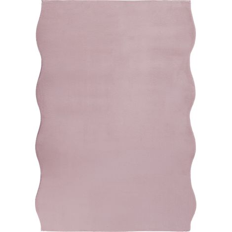 Area Rug Light Violet Faux Fur 160 x 230 cm High Pile Living Room Polyester Backing Modern Hallway DAWA (1/5)
