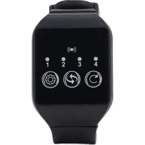 Système d'appel sans fil pour le service client des restaurants : 1 montre et 2 sonnettes tactiles. (1/5)