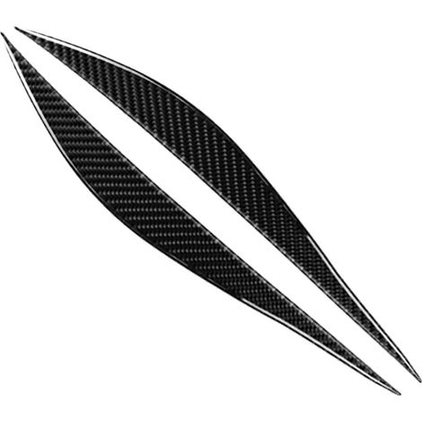 Scheinwerferblenden, Scheinwerferblenden, Zierleisten, Scheinwerferabdeckungen, Dekoraufkleber aus Kohlefaser, 1 Paar für BMW F30 F34 320i 325i 316i (1/5)