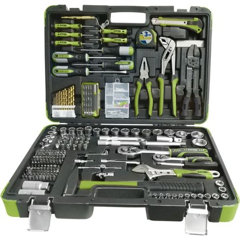 Coffret d'outils EXTOL CRAFT 303 pièces, 1/4", 1/2", 918303 (1/4)
