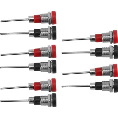 Lot de 10 connecteurs banane multi-usages, surface de contact de 4 mm, pour câbles de test (1/5)