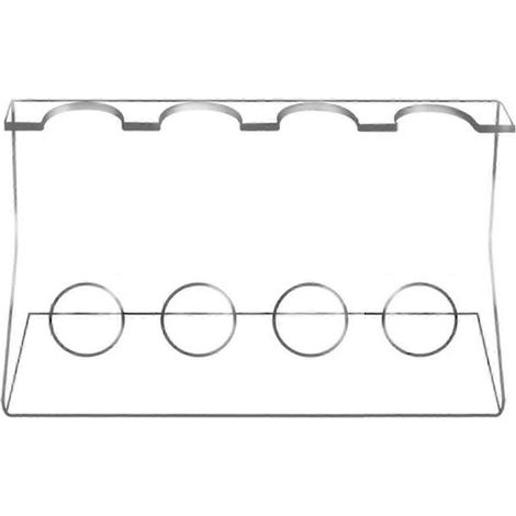 Présentoir à couverts résistant pour fourchettes et cuillères, en acrylique, avec 4 emplacements pour ranger vos couverts sur le plan de travail. Solide et durable. (1/5)