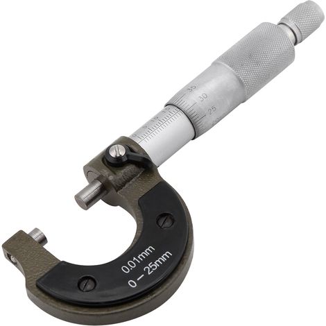 Micromètre extérieur de précision 0-25mm, jauge d'épaisseur, instrument de mesure, 1 pièce (1/5)