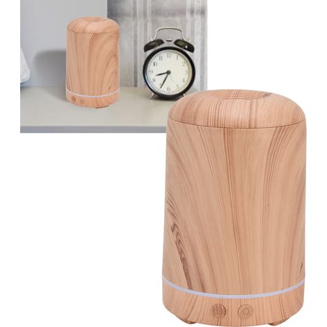 200-ml-Luftbefeuchter in Holzoptik, Aromatherapie-Luftbefeuchter mit integriertem Nachtlicht, Aromatherapie-Diffusor in Holzoptik, USB-betrieben (1/5)