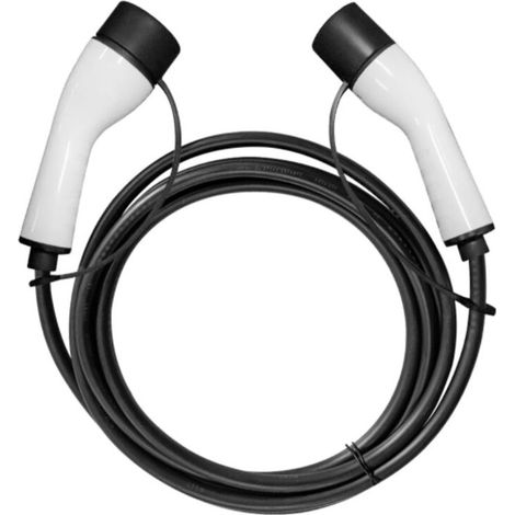 Double Chargeur Type 2 pour Voiture Électrique - Câble de Charge Triphasé 3.5KW 16A 5M Adaptateur Euro-Euro IP55 Gaine PVC & Boîtier PC Ignifuge Protection de Charge Compatible 110V-220V/380V AC-K (1/4)