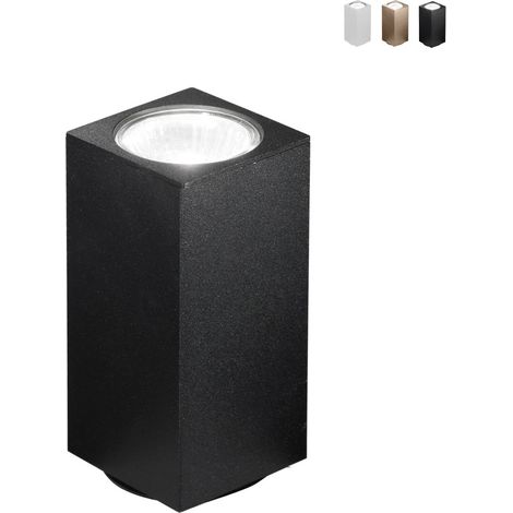 PLAFONIERA ALOA ATTACCO GU10 NERA H.12CM IP20 (1/5)