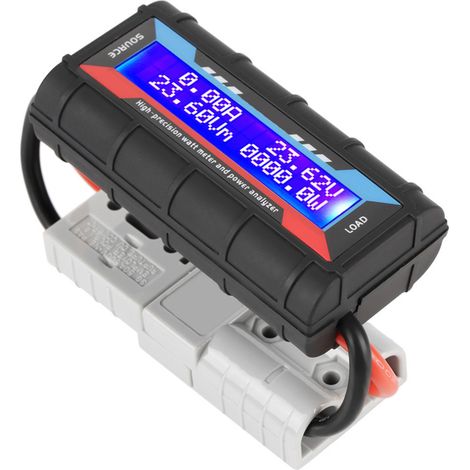 Wattmètre, voltmètre et ampèremètre précis de 8 V à 60 V et analyseur de puissance pour modèles miniatures (130 A) (1/5)