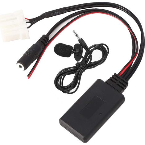 Kit Bluetooth 3 2007,Kit Bluetooth 3, Câble Bluetooth Auxin Câble Adaptateur Voiture Bluetooth 5.0 Microphone Fit pour 2 3 5 6 Rx8 (1/5)