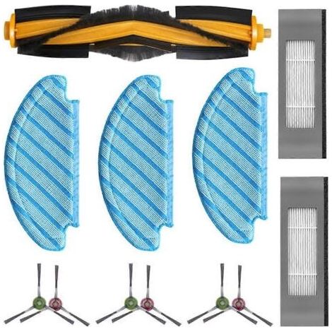 Pièces de rechange pour aspirateur robot N10 N10 PLUS : brosse principale, filtre HEPA et lingette de nettoyage (1/5)