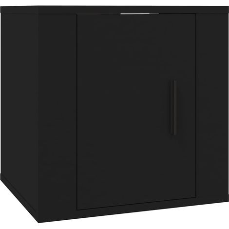 Mobile TV multimediale scaffale per televisione televisione buffet sala da pranzo soggiorno camera da letto a parete 40 x 34,5 x 40 cm nero 020027770