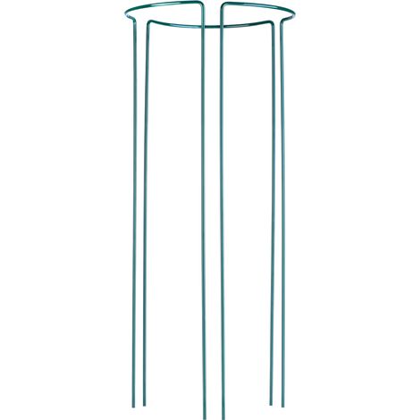 KADAX Pflanzenhalter, 3 Stück, Pflanzenstütze aus Stahl, 90 cm