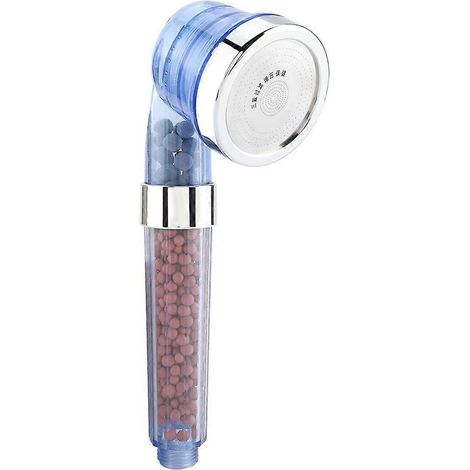 Pommeau de douche spa avec jet d'eau réglable à 3 vitesses, petit cercle électroplaqué pour salle de bain (1/5)