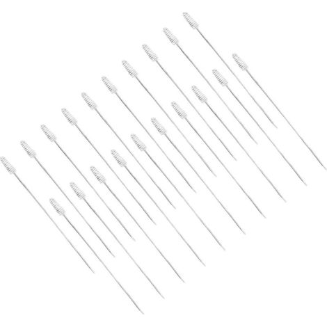 Kit de brosses de nettoyage pour pistolet de pulvérisation, poignée Flexible, poils en Nylon, outil de nettoyage, 20 pièces. (1/5)