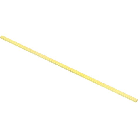 PATIKIL Square Bar Brass H59 0.16x0.25" Solid Brass (1/5)