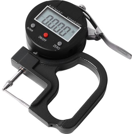 Jauge d'épaisseur numérique haute précision 0,0005 pouce écran LCD outil multifonction mesure d'épaisseur (1/5)