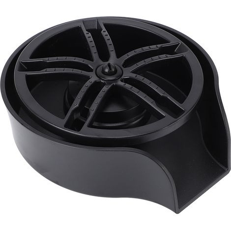 Rince-verres automatique en acier inoxydable, lave-tasses professionnel antirouille, nettoyeur haute pression pour éviers de cuisine, noir (1/5)