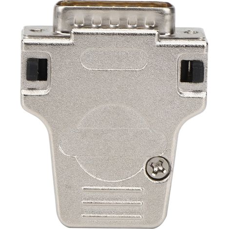 Connecteur Série D-SUB DB15P-180 Mâle 15 Broches Coque Métal (1/5)