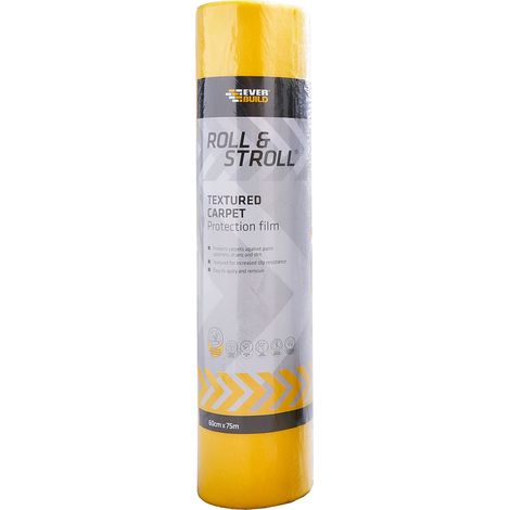 Everbuild Sika Roll & Stroll Textured Non-Slip Carpet Protector 600mm x 75m