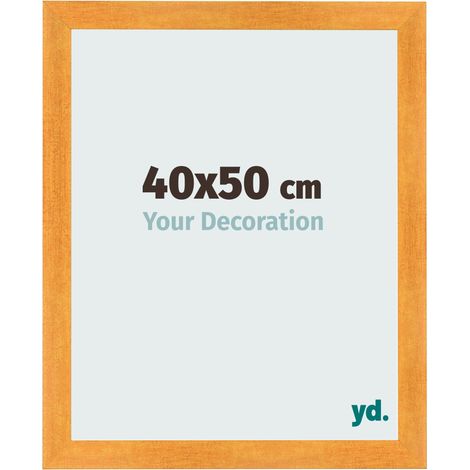 yd. - Cadre photo 40x50 - Orange - MDF - Pisa (1/5)