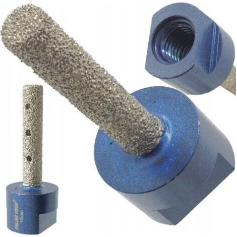 Diamantfräser zum Schleifen von Sandstein, Granit und Keramik, fingerförmig, 10 mm (1/5)