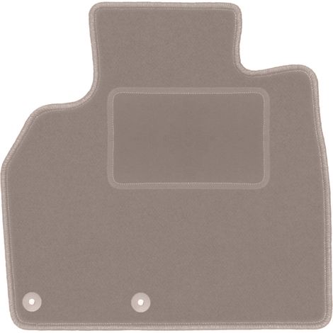 Fahrer-Samtmatte für: Renault Espace IV 7-Sitzer (2002-2012), beige