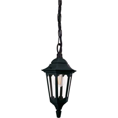 Suspension extérieure noire E27 60W Parish Mini Elstead (1/5)
