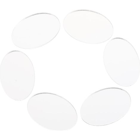 Miroirs Autocollants pour Mur en Acrylique 30 Pcs, Mini Film de Protection, Usage Décoratif à Domicile, Format Pratique pour Salon et Coin Maquillage (1/5)