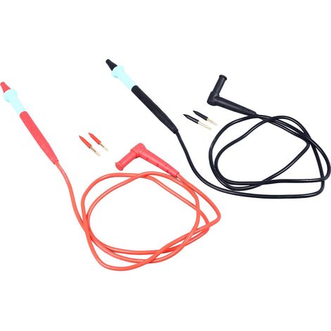 Kit de sondes pour multimètre numérique, cordons de test électrique, pointes fines en cuivre, 20A, 100CM, accessoires de mesure (1/5)