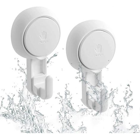 Leistungsstarker und wasserdichter Duschhaken mit Saugnapf – Robuster Saugnapfhaken