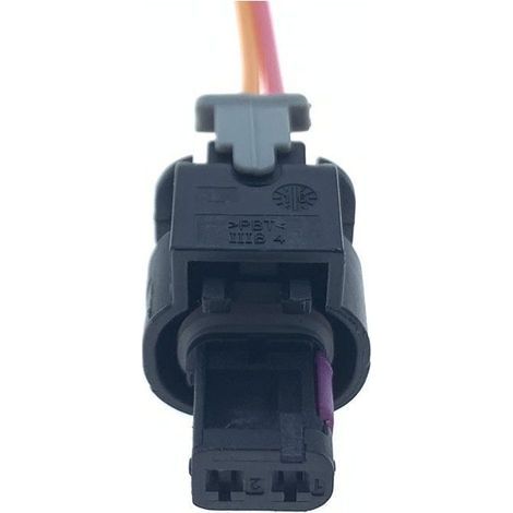 Applicable au connecteur de faisceau de câbles du capteur de température EGR des moteurs Howo TXT5GT7H, Howo Han, Shandeka, Sinotruk et MAN (avec câble de 15 cm) 1077-2P