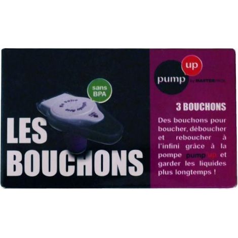 3 bouchons pour pompe Pump'up (1/2)