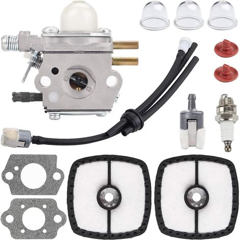 Carburateur de rechange pour tondeuse Echo SRM2100 SRM2110 SRM2400 PE2000 PE2400 GT2000 GT2400 PPF2100, remplace C1U-K52 C1U-K29 C1U-K47, avec filtre à air et kit de mise au point de la ligne de carbu (1/5)