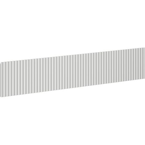 Mexen Rivel frontal acanalado para el cuerpo del gabinete de baño 100 x 20 cm, gris mate - 91A20-1000-235-1-62 (1/2)