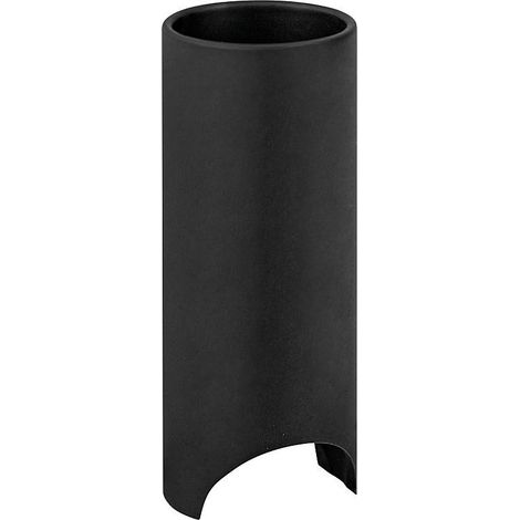 Banyo – Cache tuyau laiton noir 60mm – Ø intérieur 21mm – Convient vanne équerre série Linea – Coffrage design