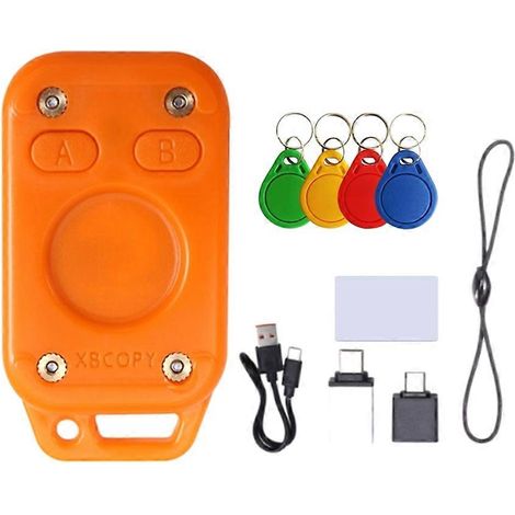 Starten Sie den Chameleon V2.0 RFID-Emulator, den 125 kHz 13,56 MHz Leser, 4 CUID-Schlüsselanhänger + 1 UID-Rohlingkarte und den Chameleon Ultra Duplikator neu. (1/5)