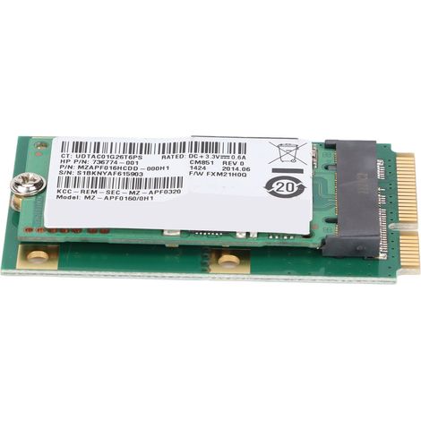 Disque dur M.2 16Go grande capacité, carte adaptateur MSATA plug-and-play (1/5)