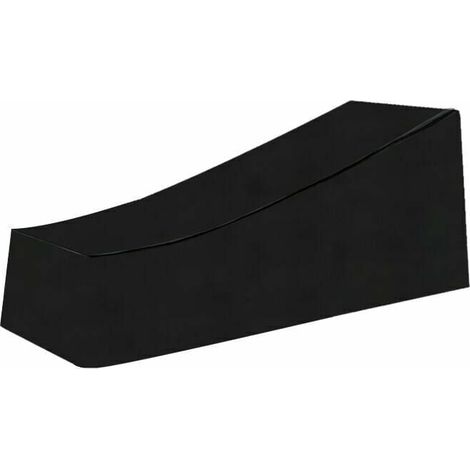 1 Housse de protection, tissu Oxford 210D, imperméable et anti-UV, pour chaise longue de jardin, avec sac de rangement (1/5)