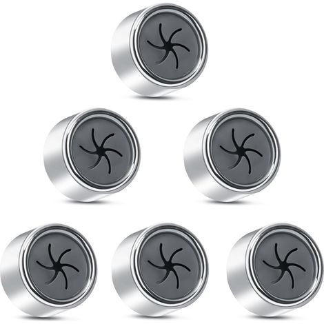 CSPARKV （4.2×4.2×2.3cm）Set of 6 Tea Towel Holders, Kitchen Tea Towel Hook, Round Tea Towel Hanger for Kitchen, Bathroom and Home, Kitchen Towel Hook, Kitchen Towel Holder Without Drilling (1/4)