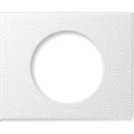 Plaque de finition Céliane - Porcelaine Songe