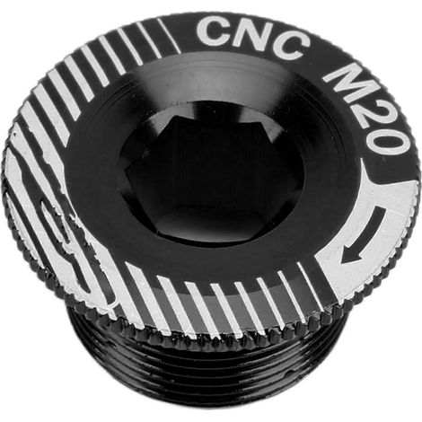 Vis de fixation de pédalier de vélo en alliage d'aluminium M20, boulons de pédalier de vélo M20, noir AQWHBYV (1/4)